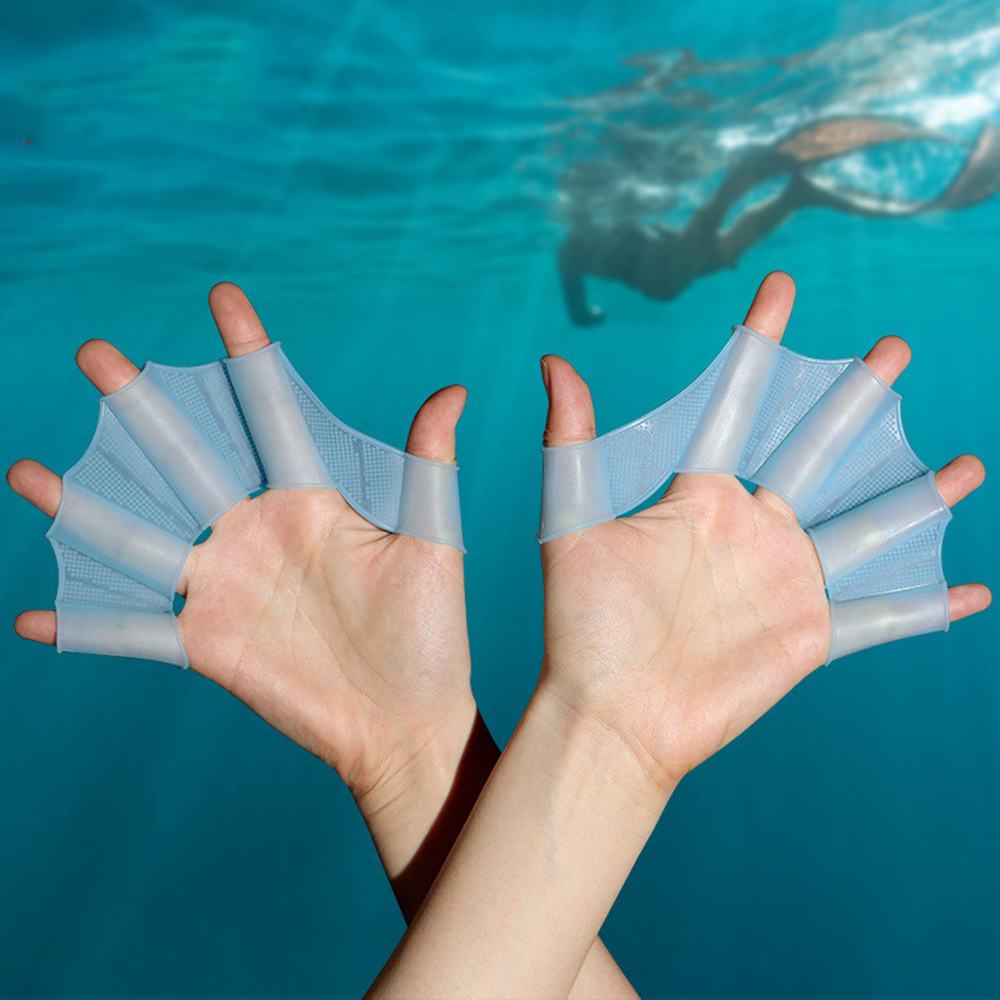 Sports Equipment Kids - Silikon-Schwimmflossen und Handpaddel-Set für Männer, Frauen
