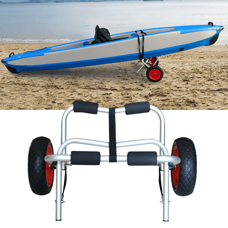 Sports Equipment Cart - Tragbarer Faltbarer Kajak-Trolley Universeller Kanu-Handwagen mit