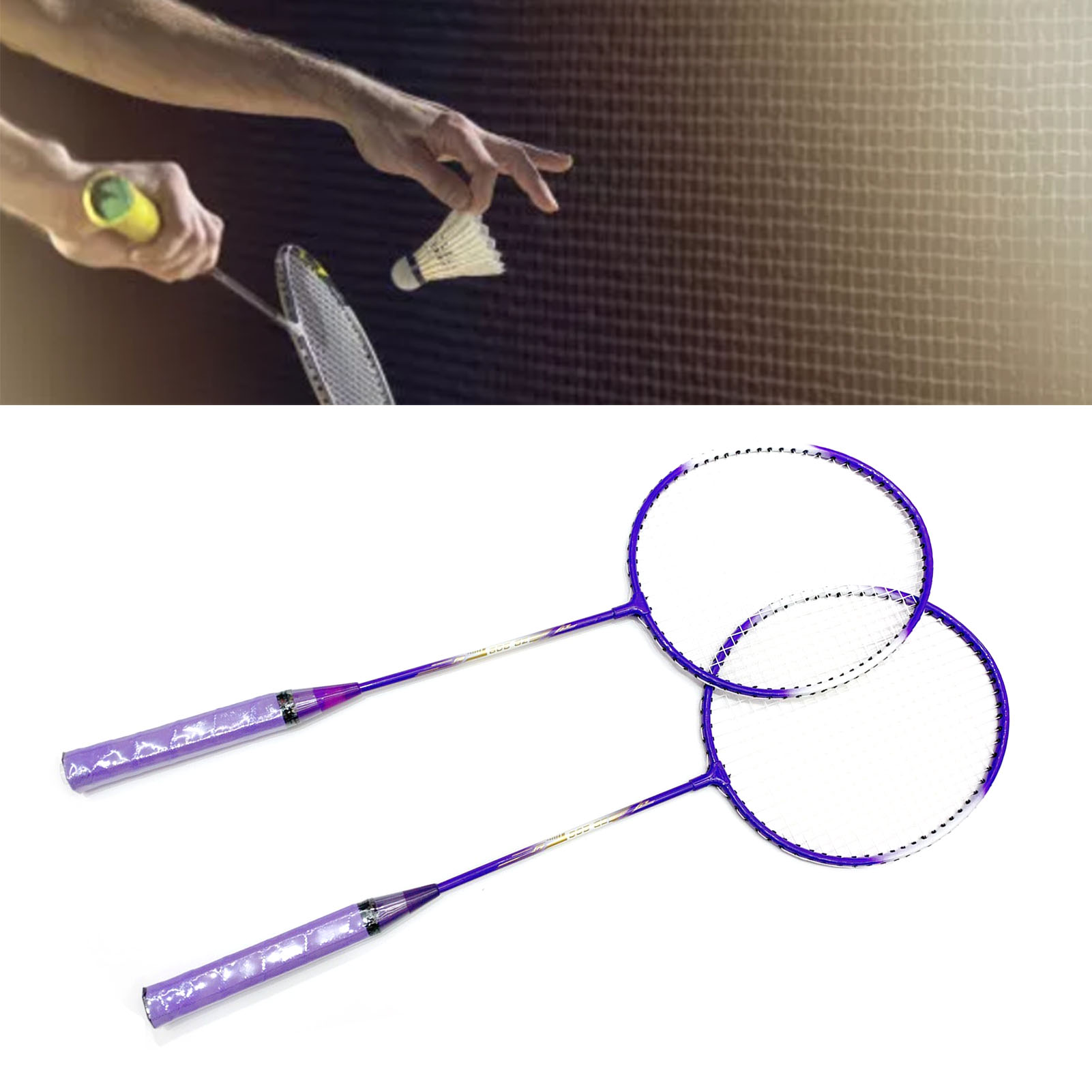 Sports Equipment Badminton - Badmintonschläger-Set mit Tragetasche, Outdoor-Sport, Fitnessgeräte, leichte