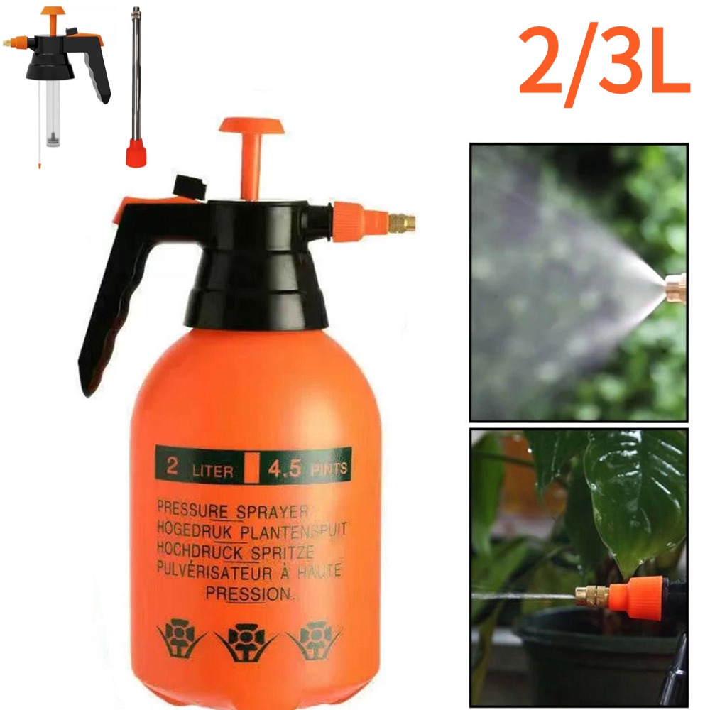 Sports Equipment Disinfectant Spray - 3/2L Handdrucksprüher Sprühflasche Gartensprüher mit Metallverlängerungsdüse