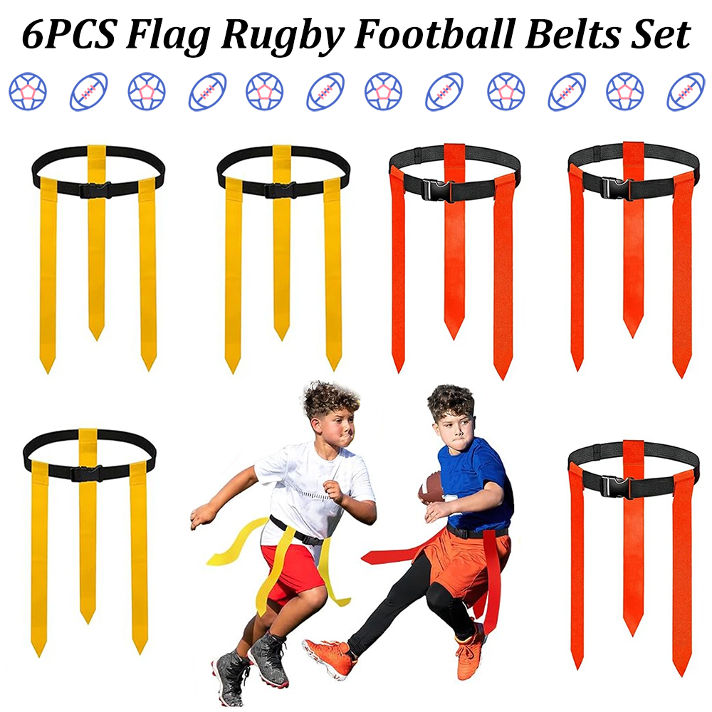 6-teiliges Flag-Football-Gürte – Sports Equipment Kids Bewertung und Preis