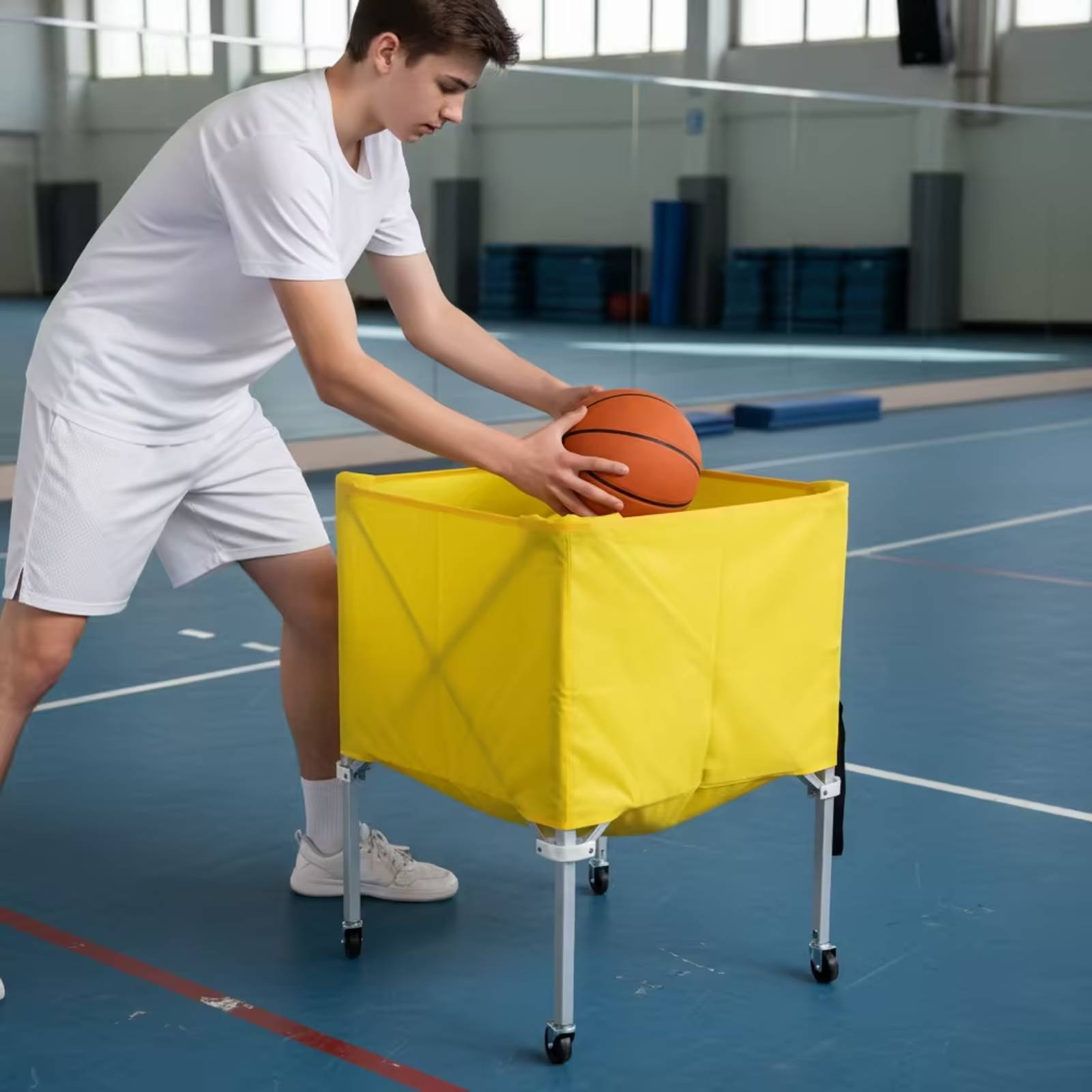 Zusammenklappbarer Ballwagen L – Sports Equipment Cart Bewertung und Preis