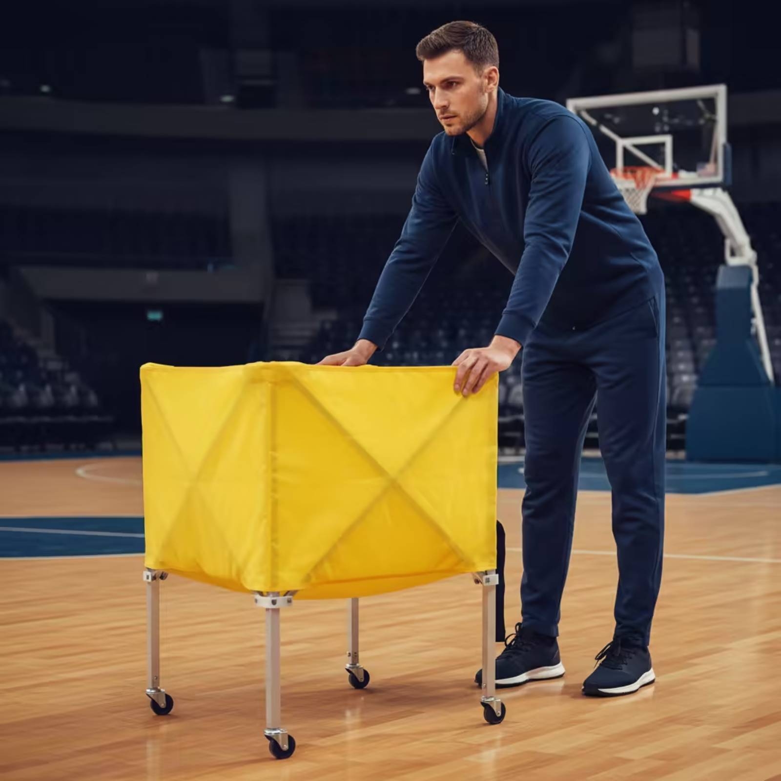 Zusammenklappbarer Ballwagen L – Sports Equipment Cart Bewertung und Preis